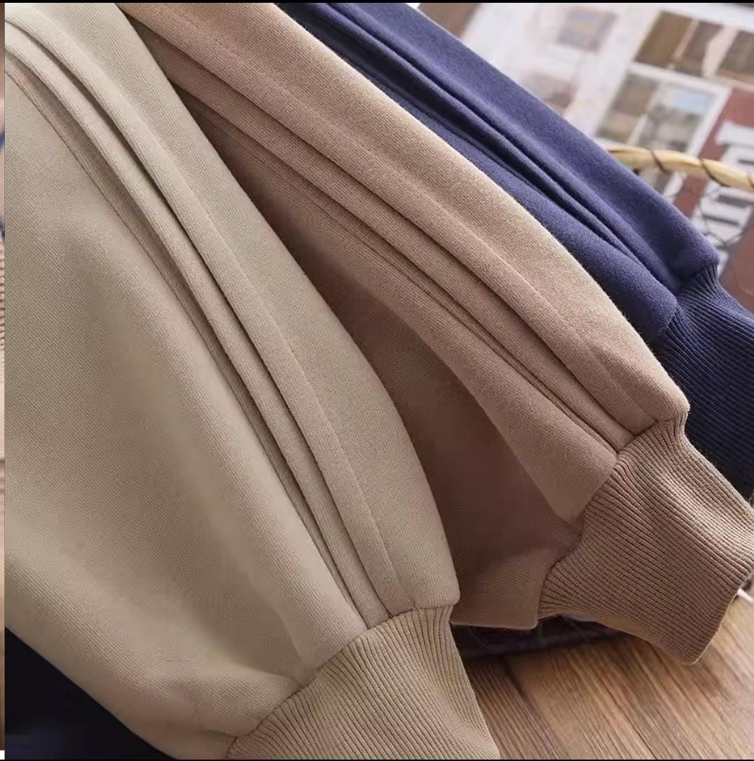 Kids' Half-Zip Stand-Collar Sweatshirt