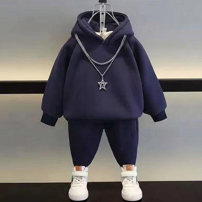 Kids' Geometric Graphic Hoodie