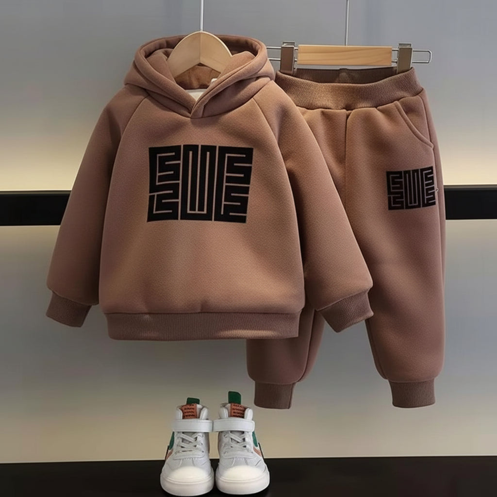 Kids' Geometric Graphic Hoodie