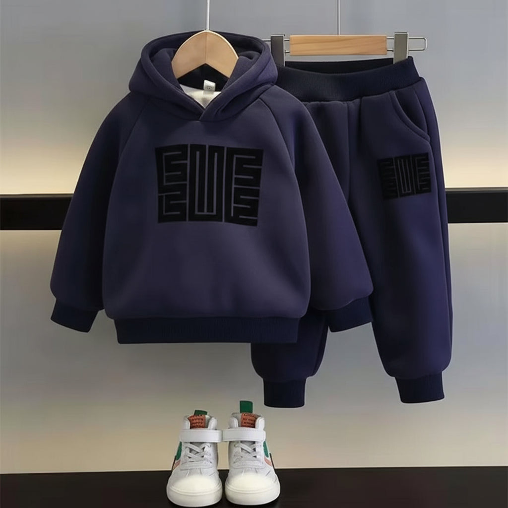 Kids' Geometric Graphic Hoodie